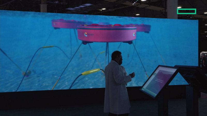 Hewlett Packard Labs RL Wave Energy Demo | HPE 日本
