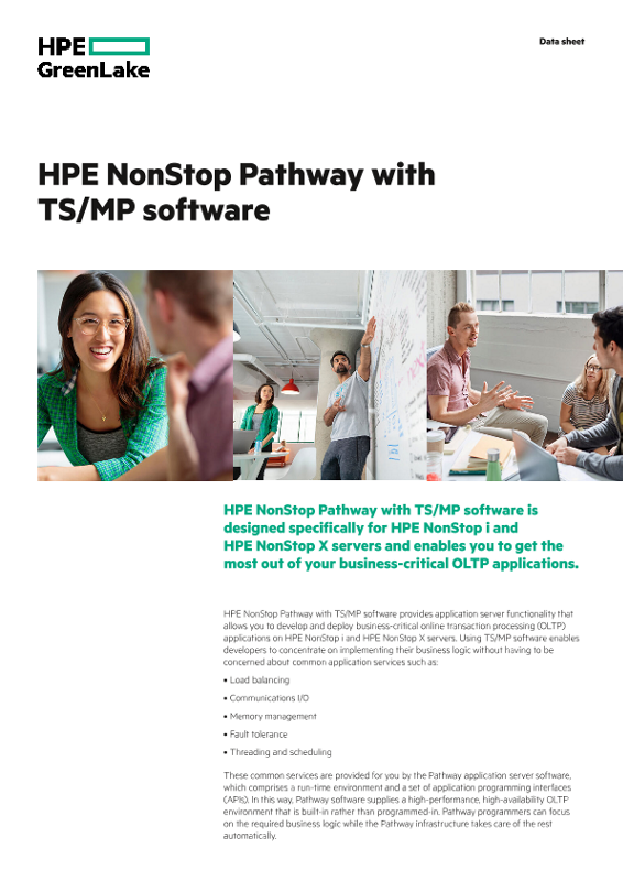 HPE NonStop Pathway with TS/MP software thumbnail
