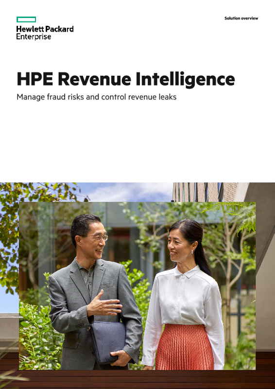 HPE Revenue Intelligence Manage fraud risks and control revenue leaks