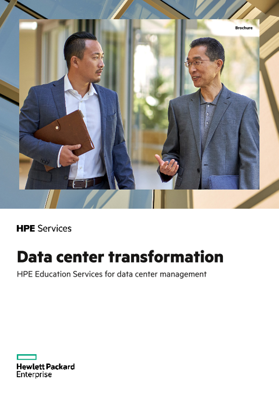 Data center transformation – HPE Education Services for data center management thumbnail