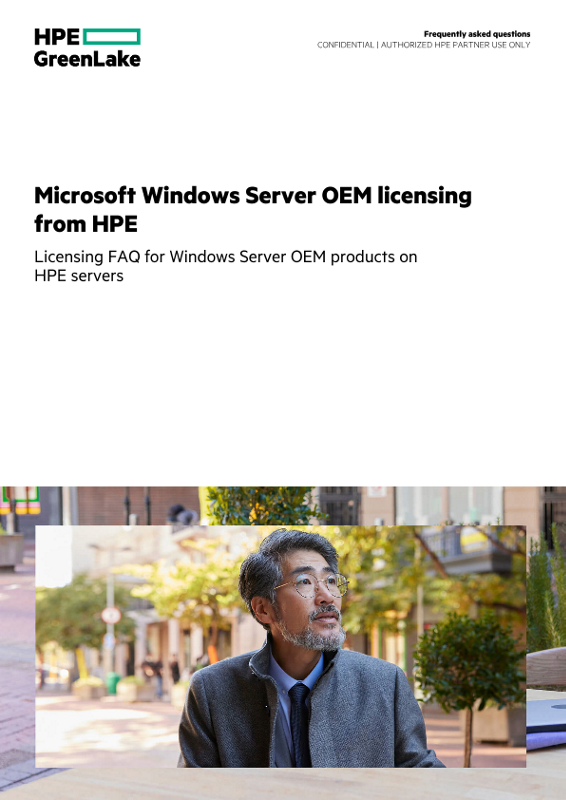 HPE FAQ for Microsoft OEM licensing – Windows Server thumbnail