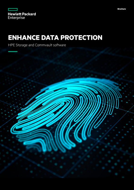 Enhance data protection – HPE Storage and Commvault software brochure thumbnail