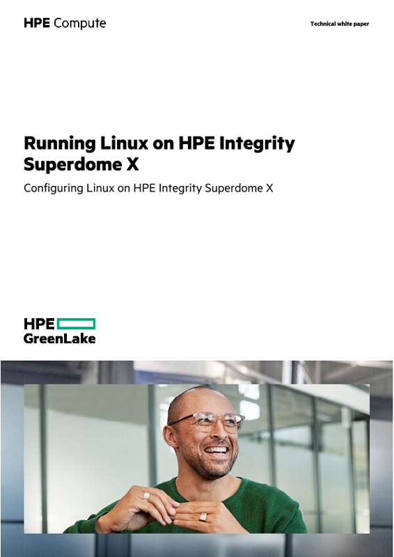 Running Linux on HPE Integrity Superdome X thumbnail