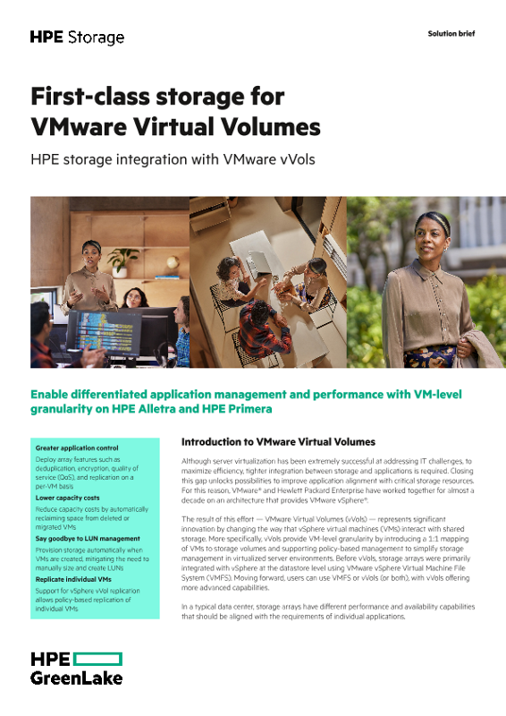 First-class storage for VMware Virtual Volumes thumbnail
