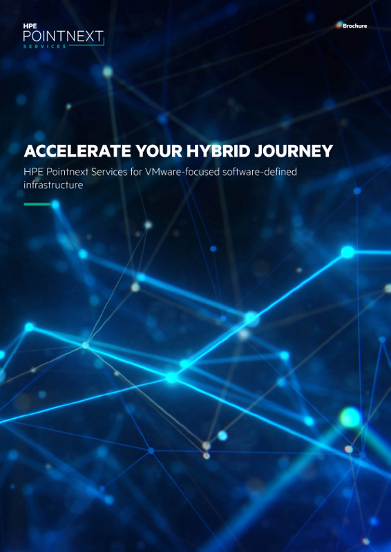 Accelerate your hybrid journey – HPE Pointnext Services for VMware-focused software-defined infrastructure brochure thumbnail