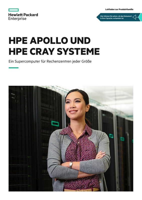 HPE Apollo und HPE Cray Systeme – Leitfaden zur Produktfamilie thumbnail
