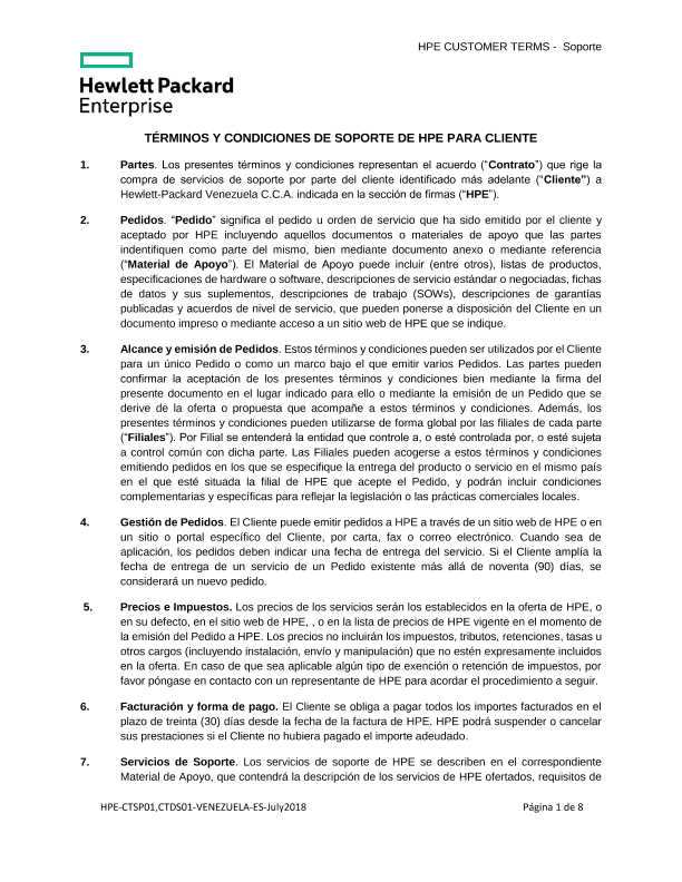 HPE-CTSP01,CTDS01-VENEZUELA-SPN thumbnail