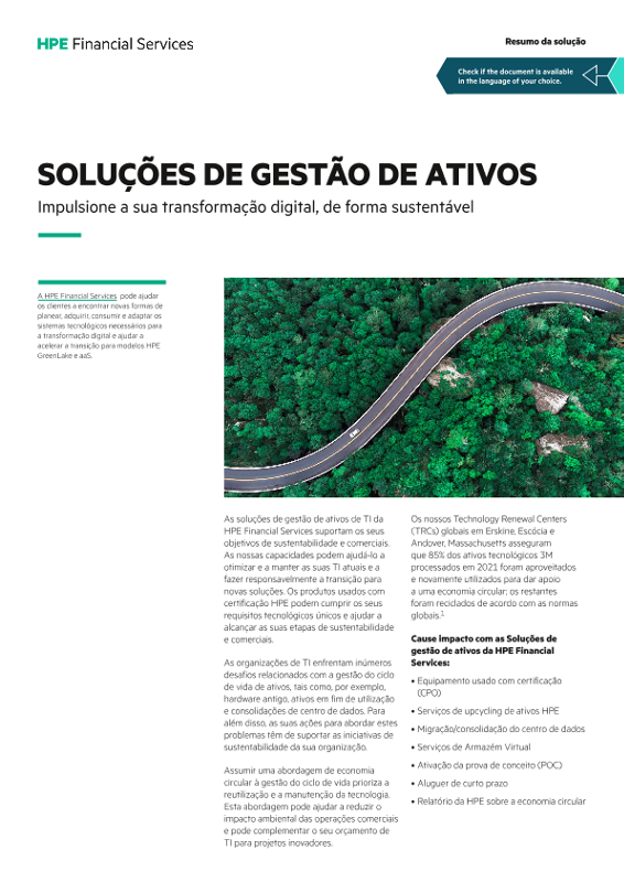 Soluções de gestão de ativos – HPE Financial Services thumbnail