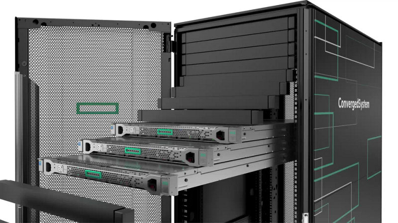 6158 HPE ConvergedSystem Rack Exploded View | HPE Australia