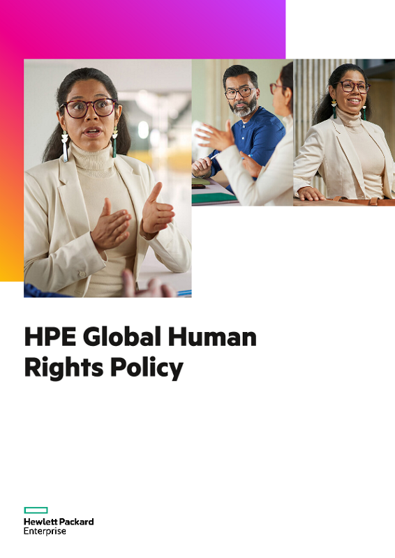 HPE Global Human Rights Policy data sheet thumbnail