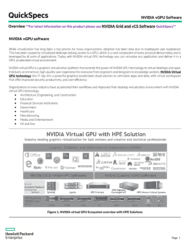 NVIDIA vGPU software thumbnail