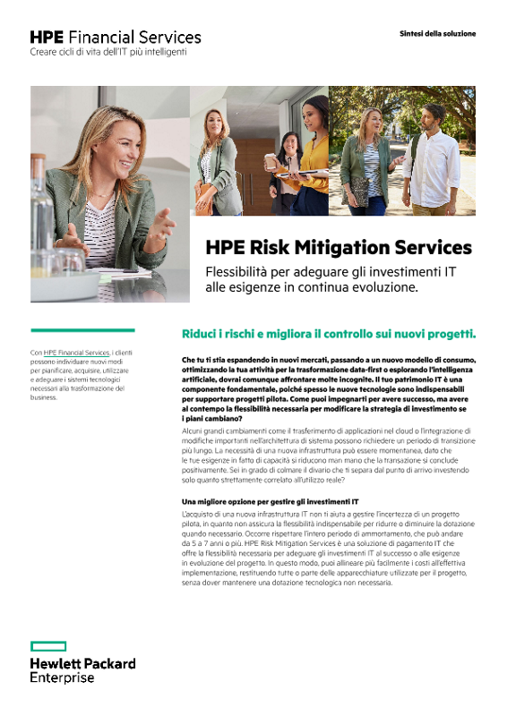 HPE Risk Mitigation Services thumbnail
