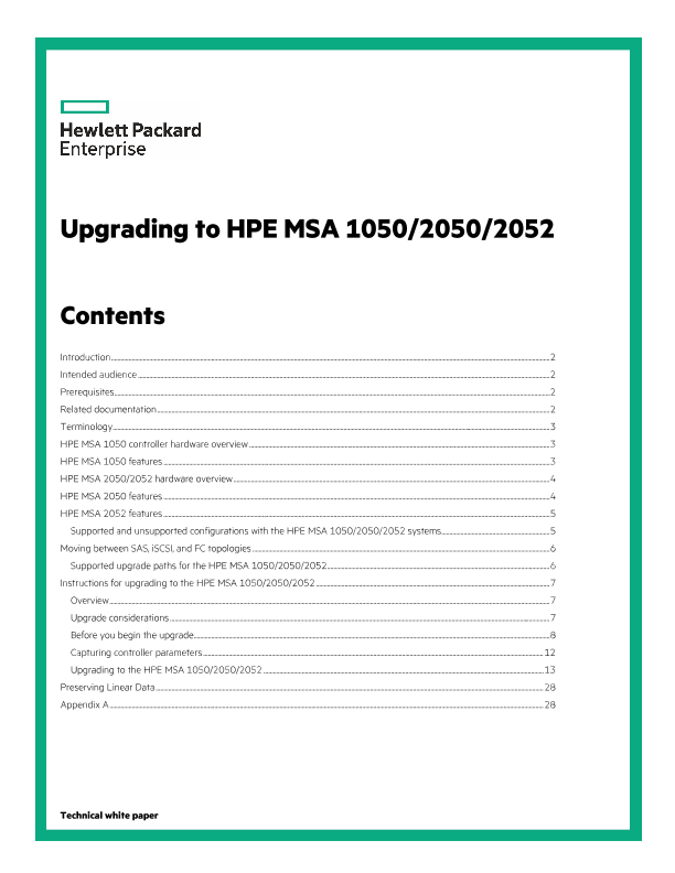 Upgrading to HPE MSA 1050/2050/2052 thumbnail