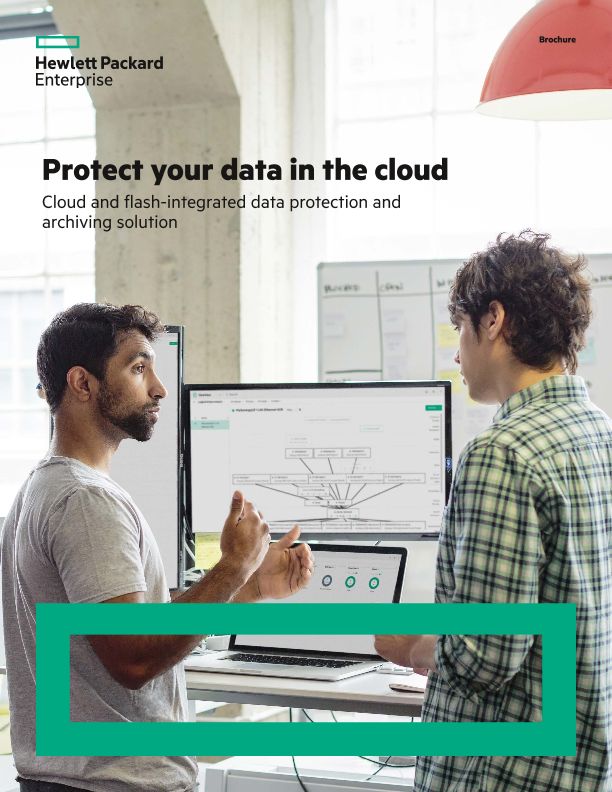 Protect your data in the cloud: Cloud and flash-integrated data protection and archiving solution brochure thumbnail