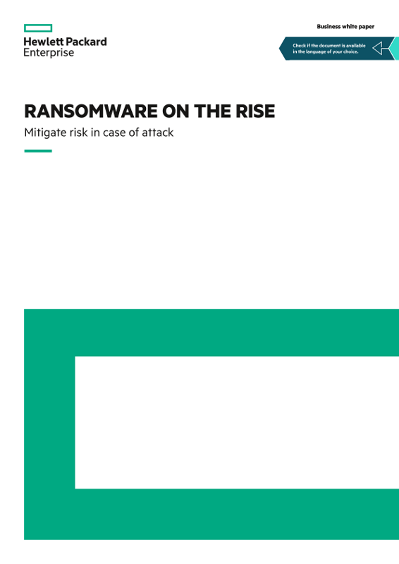 Ransomware on the rise business white paper thumbnail