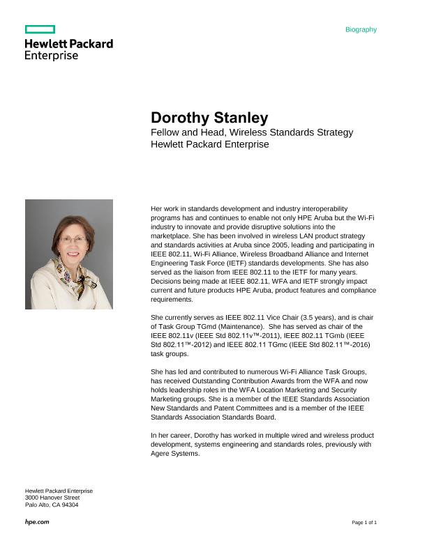 Dorothy Stanley Biography thumbnail