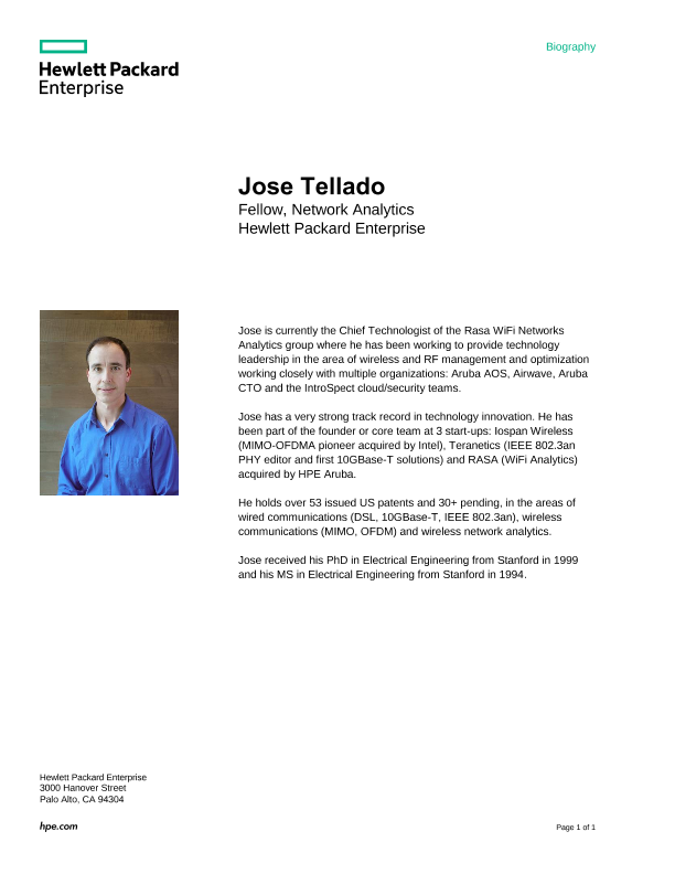 Jose Tellado Biography thumbnail