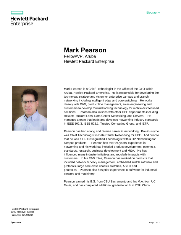 Mark Pearson Biography thumbnail