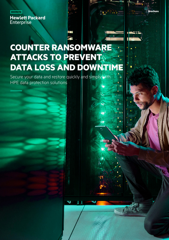 Counter ransomware attacks to prevent data loss and downtime brochure thumbnail