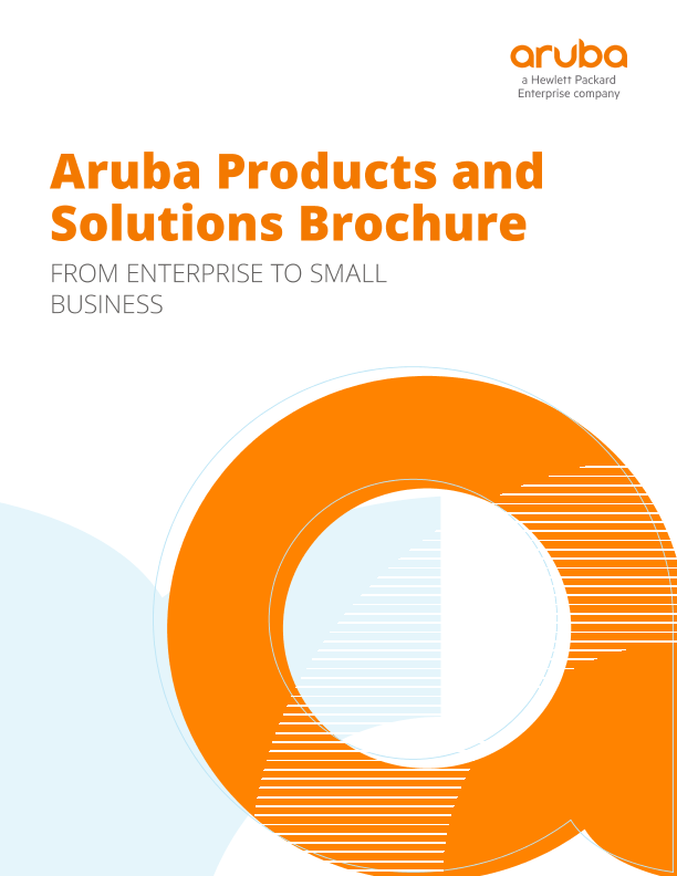Aruba Products & Solutions Brochure thumbnail
