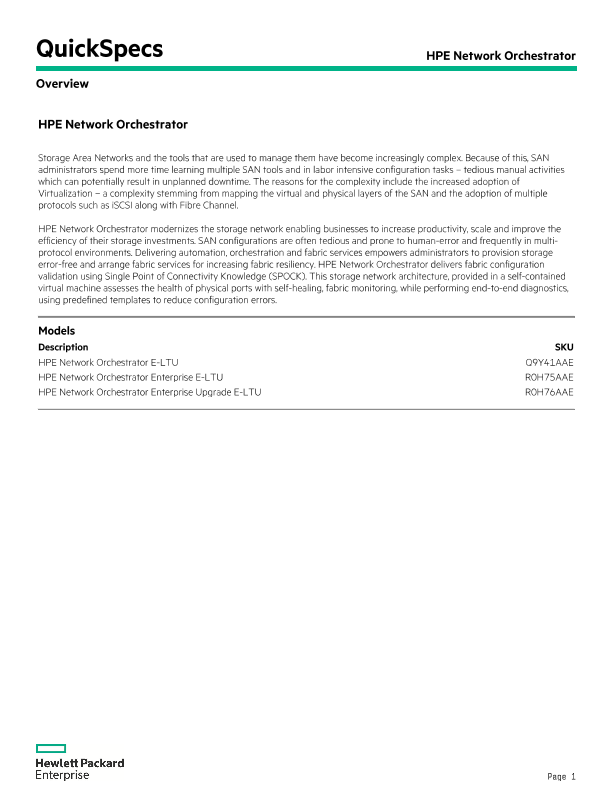 HPE Network Orchestrator thumbnail