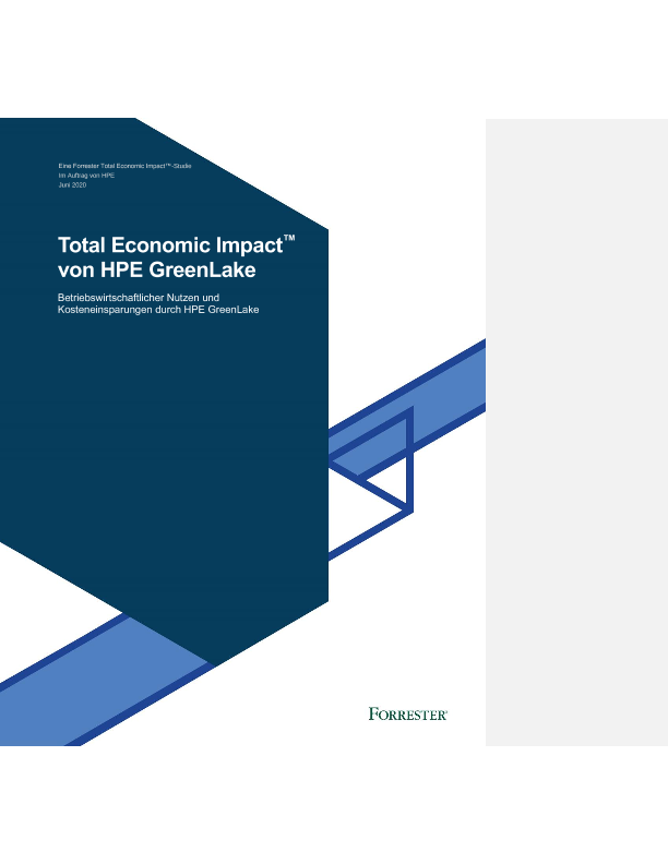 Total Economic Impact von HPE GreenLake thumbnail