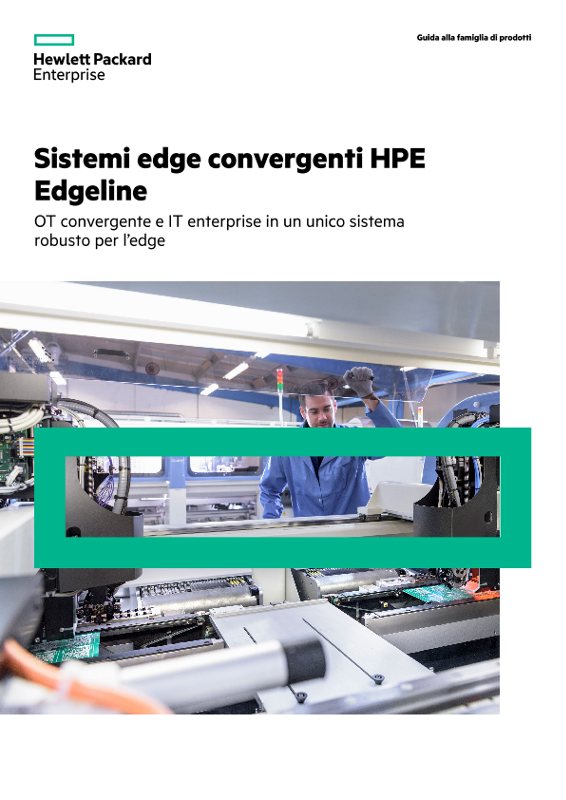 Guida alla famiglia di sistemi edge convergenti HPE Edgeline thumbnail