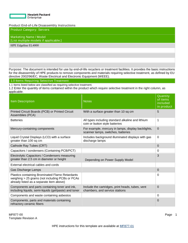 HPE Edgeline EL4000 thumbnail