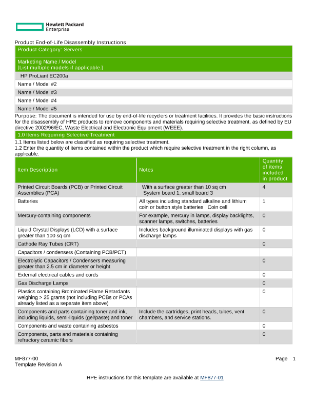 HPE ProLiant EC200a thumbnail