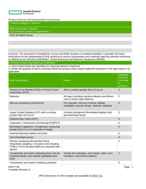 HPE SGI 8600 Server thumbnail