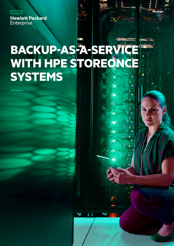 Backup-as-a-Service with HPE StoreOnce Systems brochure thumbnail