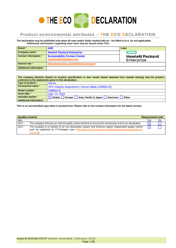 HPE Integrity Superdome 2 Server Blade CB900s i6 thumbnail