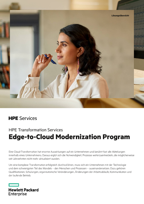 Edge-to-Cloud-Transformationsprogramm von HPE thumbnail