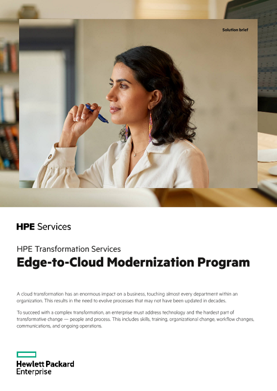 HPE Edge-to-Cloud Transformation Program thumbnail