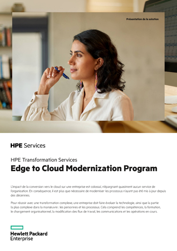 HPE Transformation Services – Edge to Cloud Modernization Program thumbnail