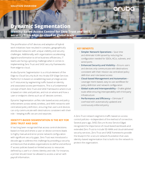 Dynamic Segmentation Solution Overview thumbnail