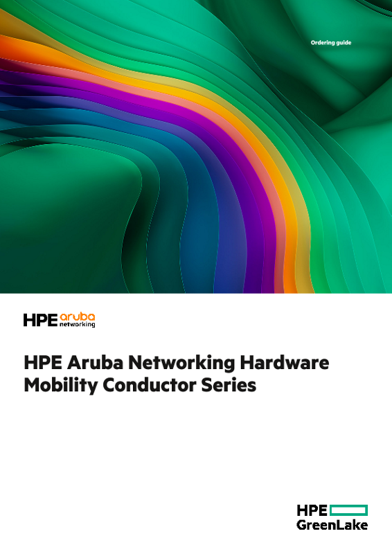 HPE Aruba Networking Hardware Mobility Conductor Series thumbnail