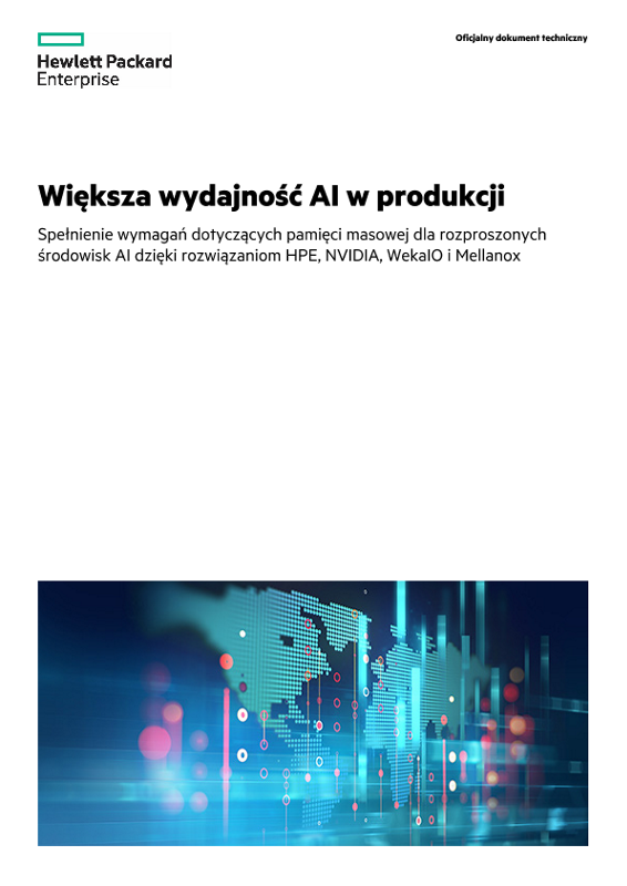 Oficjalny dokument techniczny Większa wydajność AI w produkcji