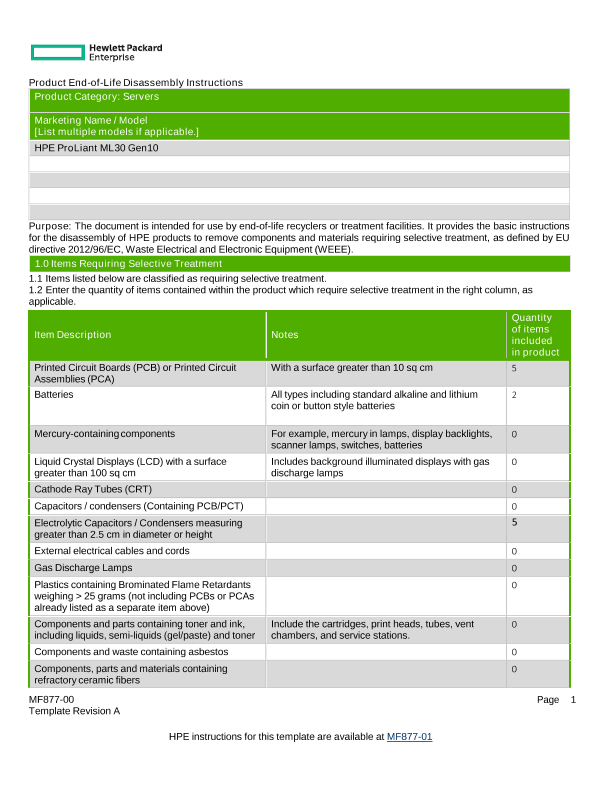 HPE ProLiant ML30 Gen10 thumbnail