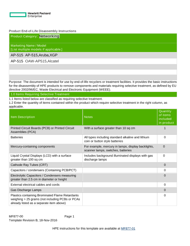 HPE Aruba Networking AP-515 Unified AP thumbnail