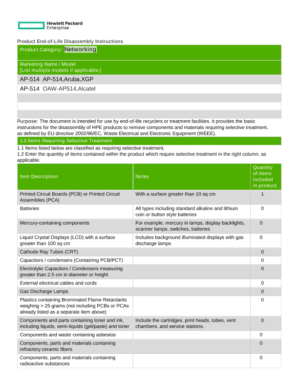 HPE Aruba Networking AP-514 Unified AP thumbnail