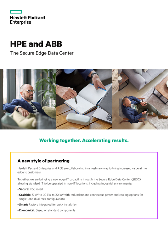 HPE and ABB – The Secure Edge Data Center thumbnail