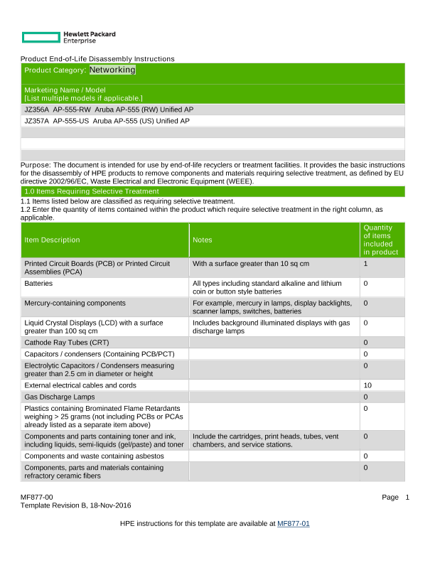 HPE Aruba Networking AP-555 Unified AP thumbnail