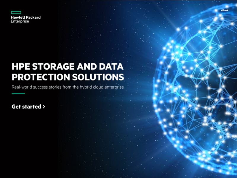 HPE storage and data protection solutions eBook thumbnail