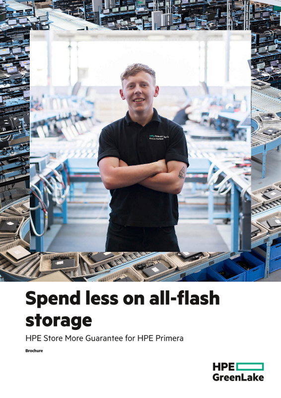 Spend less on all-flash storage – HPE Store More Guarantee for HPE Primera thumbnail
