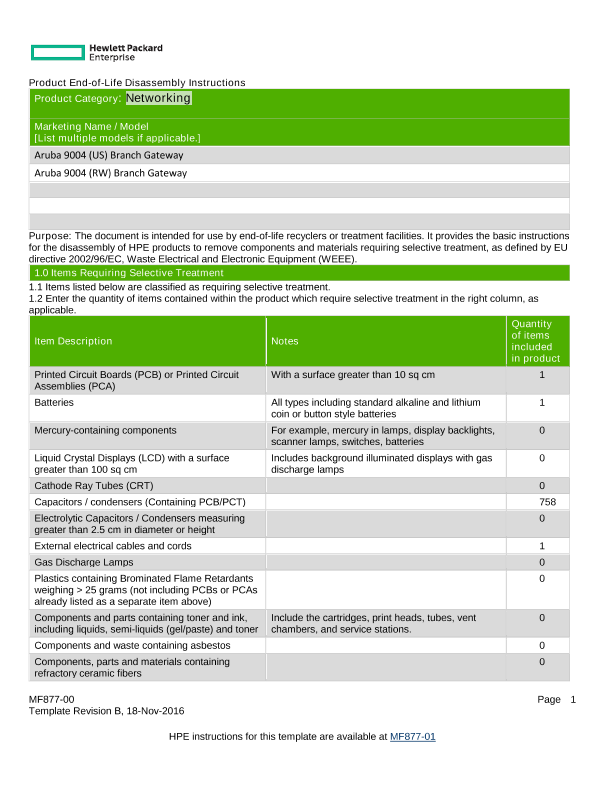 HPE Aruba Networking 9004 Branch Gateway thumbnail