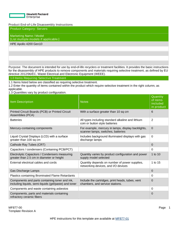 HPE Apollo 4200 Gen10