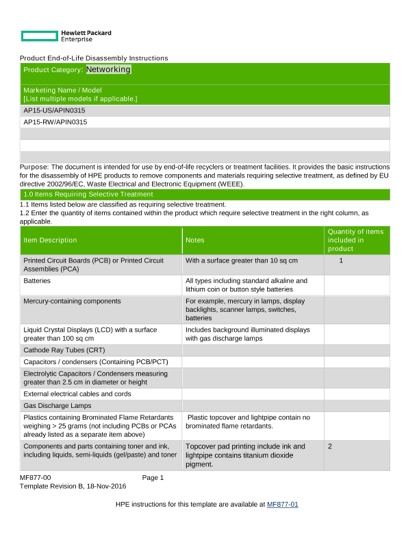 HPE Networking Instant On Access Point AP15 thumbnail