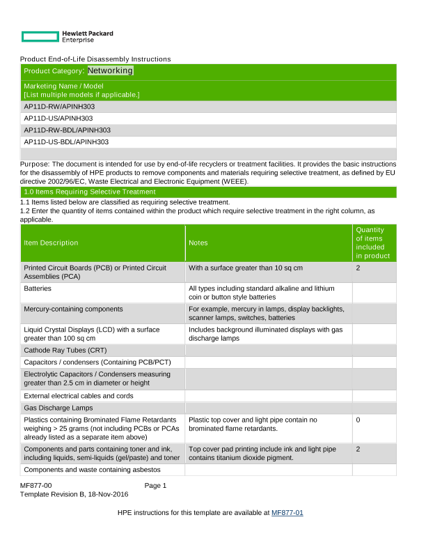 HPE Networking Instant On Access Point AP11D thumbnail