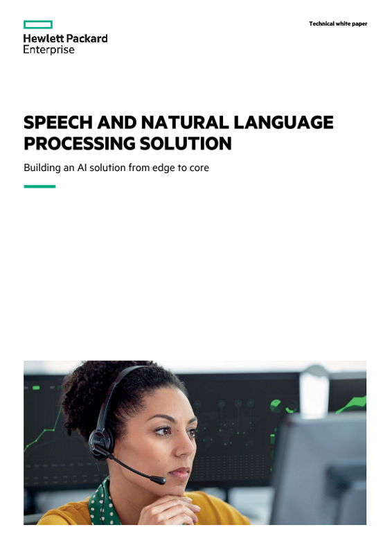 Speech and natural language processing solution technical white paper thumbnail
